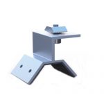 แคลมป์รูปสี่เหลี่ยมคางหมูของแผงโซลาร์เซลล์แสงอาทิตย์